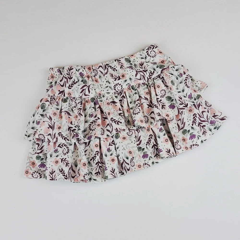 Isaac Mizrahi Floral Layered Skirt